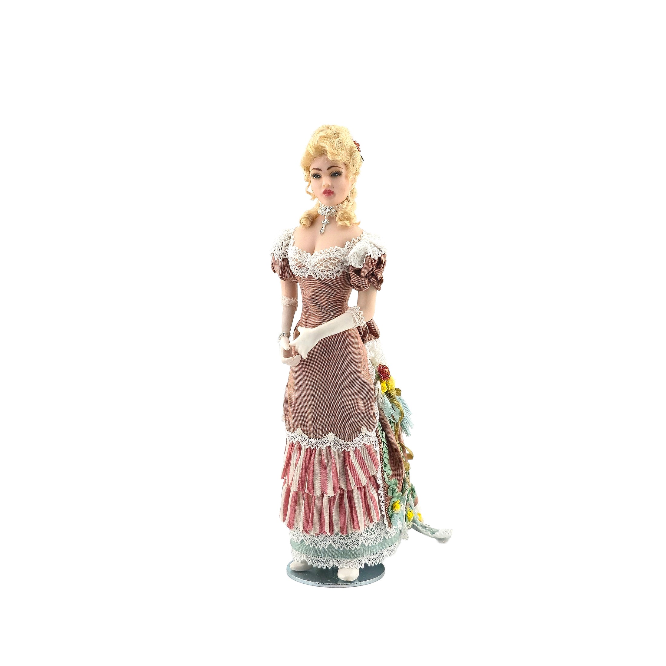 Dana Burton Blonde Belle Epoque Porcelain Dollhouse Doll
