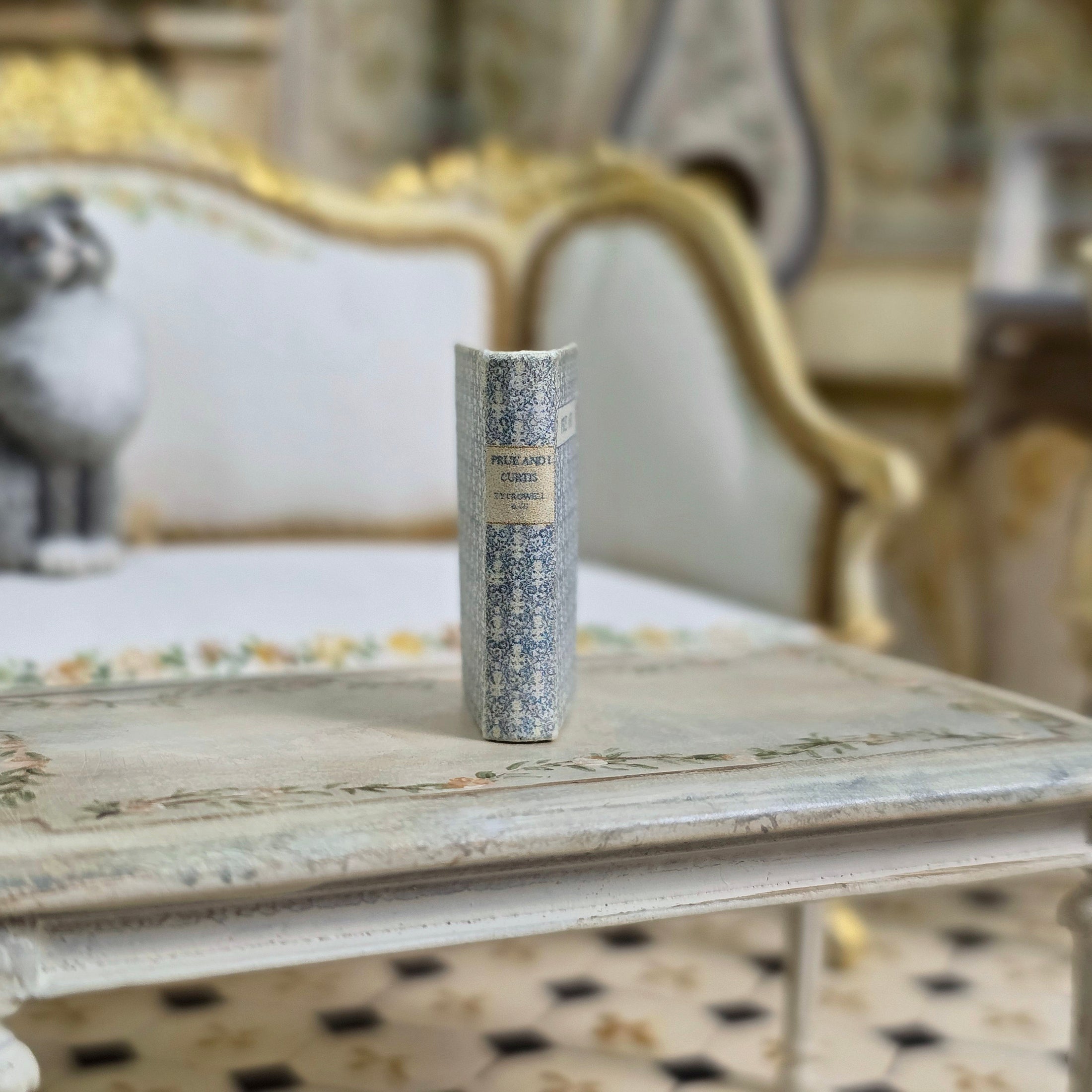 Prue and I Hardcover Victorian Book with Readable Pages Miniature Dollhouse