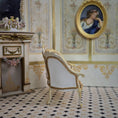 Load image into Gallery viewer, Aurearte Spain Hand Painted Louis XV Rococo Canapé Sofa with Silk Fringe
