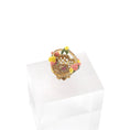Load image into Gallery viewer, Marsha Hedrick Porcelain Openwork Floral Basket Dollhouse Miniature
