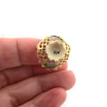 Load image into Gallery viewer, Marsha Hedrick Porcelain Openwork Floral Basket Dollhouse Miniature
