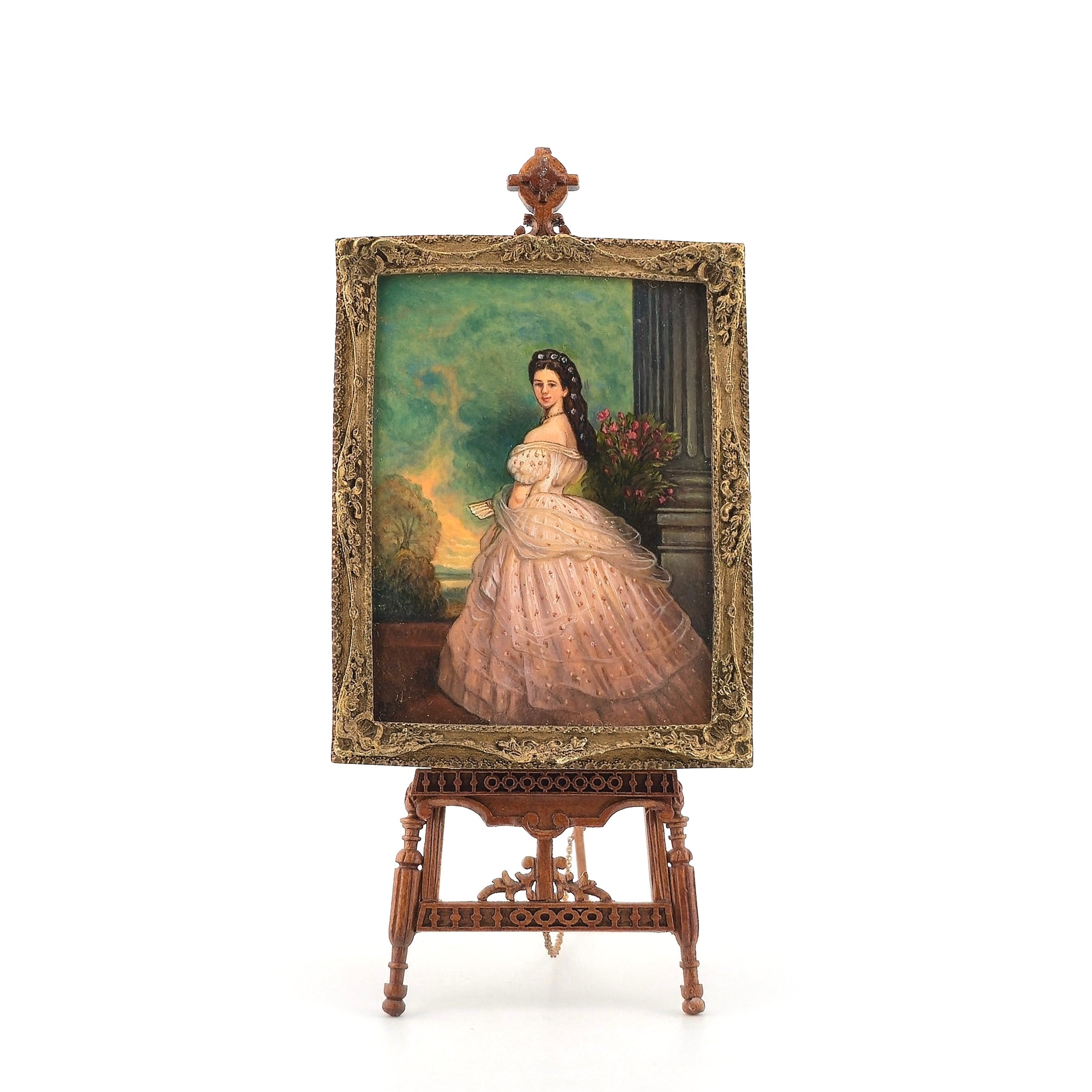 Paul Saltarelli "Empress Elisabeth (Sisi) of Austria" in Diamond Star Gown Oil Painting