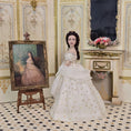 Load image into Gallery viewer, Annemarie Kwikkel OOAK Empress Elisabeth "Sisi" Clay Dollhouse Doll Woman
