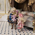 Load image into Gallery viewer, Pat Boldt Mignonette  in Pink Silk Dress Porcelain Companion Doll for Child 1:12
