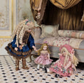 Load image into Gallery viewer, Pat Boldt Mignonette  in Pink Silk Dress Porcelain Companion Doll for Child 1:12

