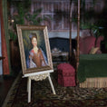 Load image into Gallery viewer, Paul Saltarelli Portrait of Princess Louisa Stewart Miniature Painting with Carved Frame
