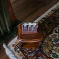 Load image into Gallery viewer, Mike Sparrow Tantalus Liquor Cabinet Barware Set Glass, Silver & Mahogany
