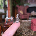 Load image into Gallery viewer, Mike Sparrow Tantalus Liquor Cabinet Barware Set Glass, Silver & Mahogany
