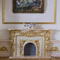 Load image into Gallery viewer, Sandy Turner Keramos Ceramics Gilt Delft Clock Carriage Austria 1:12 Scale
