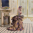 Load image into Gallery viewer, Stacy Hoffman Porcelain Victorian Lady Dollhouse Doll Floral & Lace Gown
