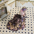 Load image into Gallery viewer, Stacy Hoffman Porcelain Victorian Lady Dollhouse Doll Floral & Lace Gown
