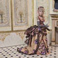 Load image into Gallery viewer, Stacy Hoffman Porcelain Victorian Lady Dollhouse Doll Floral & Lace Gown

