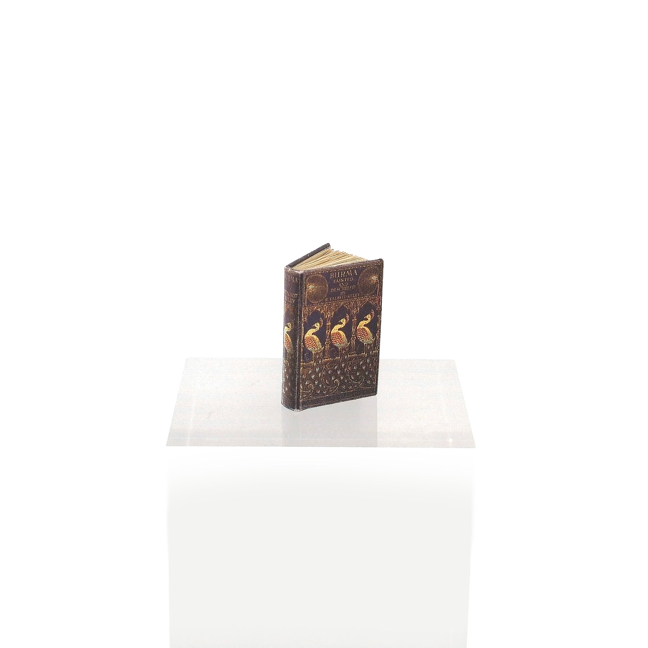Burma Miniature Readable Book with Color Illustrations for Library