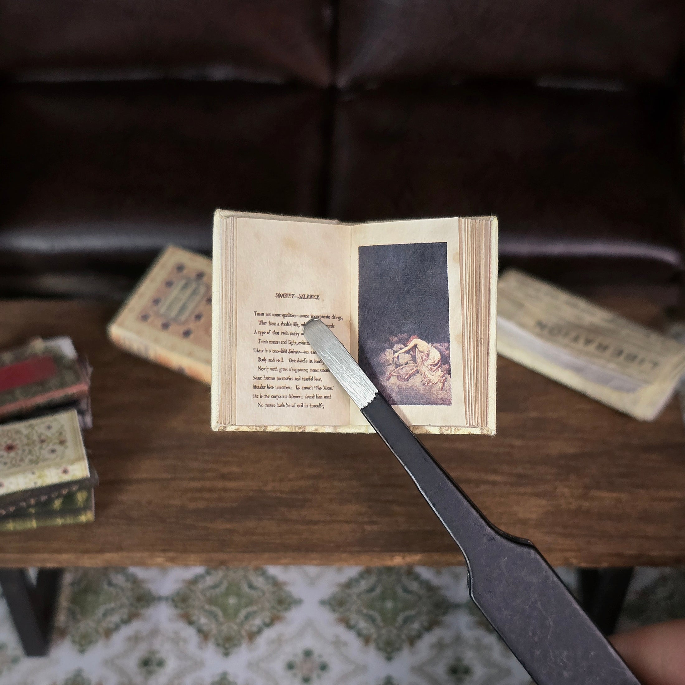 Edgar Allan Poe The Bells Readable Gothic Miniature Poetry Book 1:12