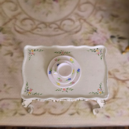 Karen Griffiths RARE Stokesay Ware Porcelain 3-Piece Breakfast Set