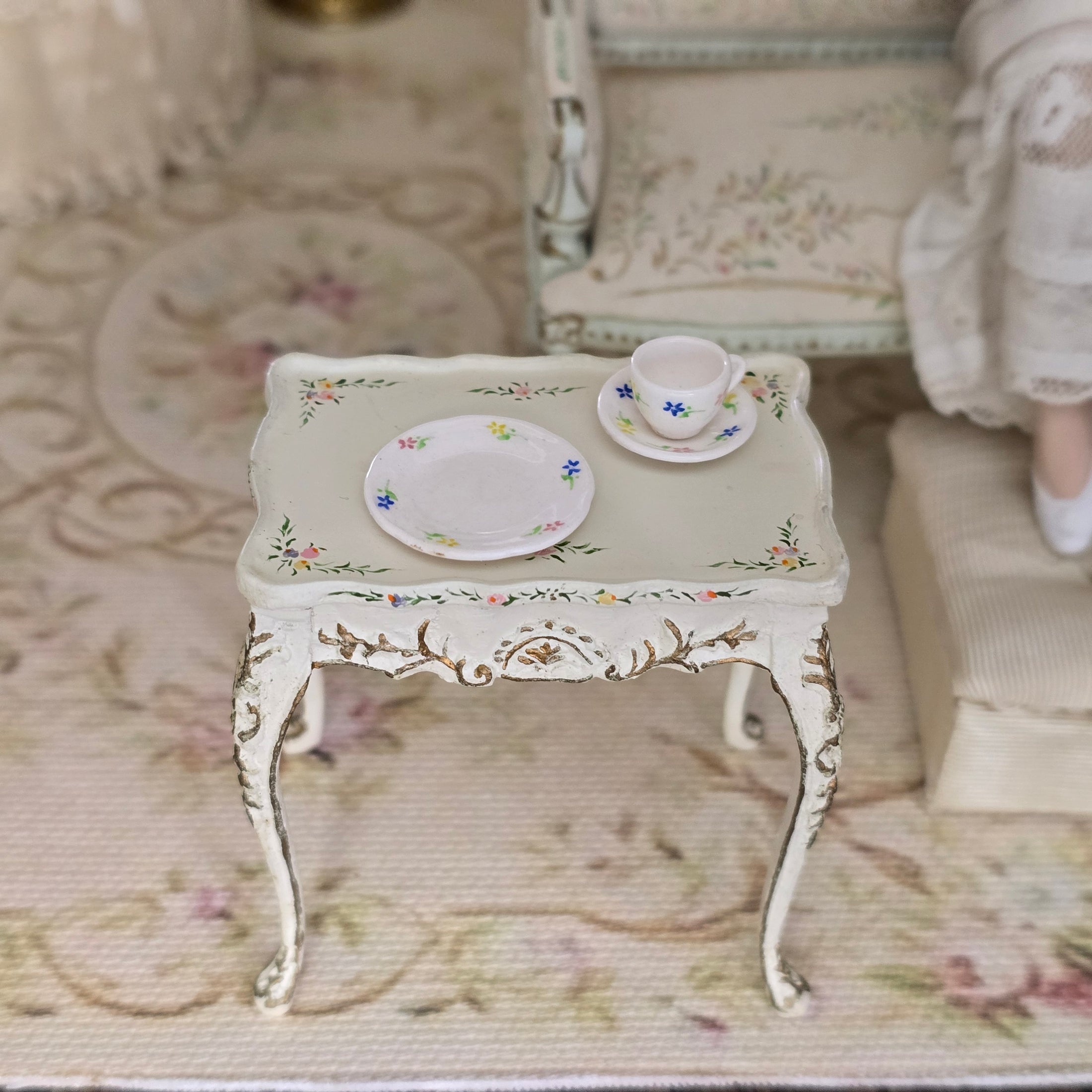Karen Griffiths RARE Stokesay Ware Porcelain 3-Piece Breakfast Set