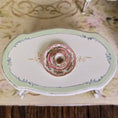 Load image into Gallery viewer, Teresa Welch Hand-Painted PINK Rose 4-Piece Porcelain Place Setting 2014
