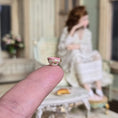 Load image into Gallery viewer, Teresa Welch Hand-Painted PINK Rose 4-Piece Porcelain Place Setting 2014
