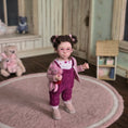 Load image into Gallery viewer, Irina Martin Curly Girl Dollhouse Doll in Pink with Peppa Pig Toy
