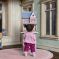 Load image into Gallery viewer, Irina Martin Curly Girl Dollhouse Doll in Pink with Peppa Pig Toy
