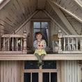 Load image into Gallery viewer, Catherine Muniere Sculpted Older Little Girl Doll with Lamb Chop Toy
