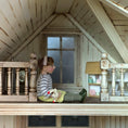Load image into Gallery viewer, Catherine Muniere Sculpted Older Little Girl Doll with Lamb Chop Toy
