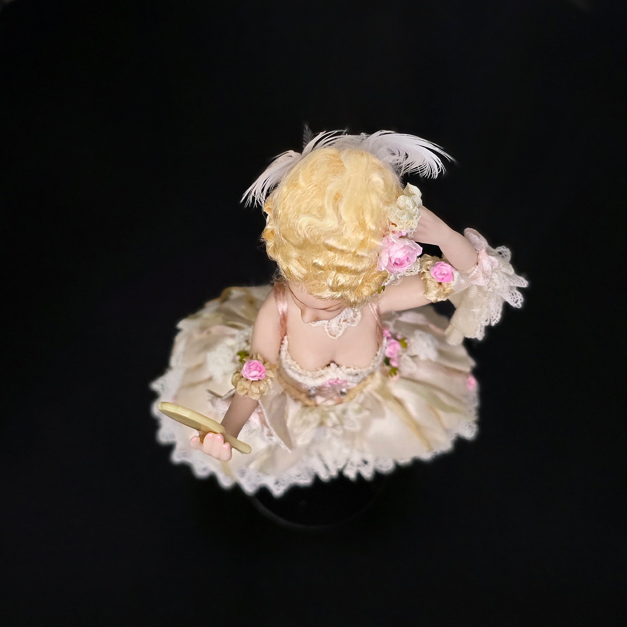 Dana Burton Porcelain Dollhouse Doll Rococo Lady "I Feel Pretty" 1:12 Scale