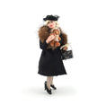 Load image into Gallery viewer, Doris Tussing Elegant Lady Dollhouse Doll Reminiscing with a Teddy Bear
