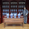 Load image into Gallery viewer, Mini Mundus Blue & White Porcelain Apothecary Jars Set of 4 Style A Group 5
