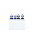 Load image into Gallery viewer, Mini Mundus Blue & White Porcelain Apothecary Jars Set of 4 Style B Group 1
