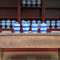 Load image into Gallery viewer, Mini Mundus Blue & White Porcelain Apothecary Jars Set of 4 Style C Group 4
