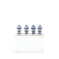 Load image into Gallery viewer, Mini Mundus Blue & White Porcelain Apothecary Jars Set of 4 Style D Group 4
