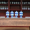 Load image into Gallery viewer, Mini Mundus Blue & White Porcelain Apothecary Jars Set of 4 Style D Group 7
