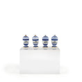 Load image into Gallery viewer, Mini Mundus Blue & White Porcelain Apothecary Jars Set of 4 Style D Group 8
