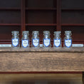 Load image into Gallery viewer, Mini Mundus Set of 6 Clear Glass Apothecary Bottles Style G Group 1
