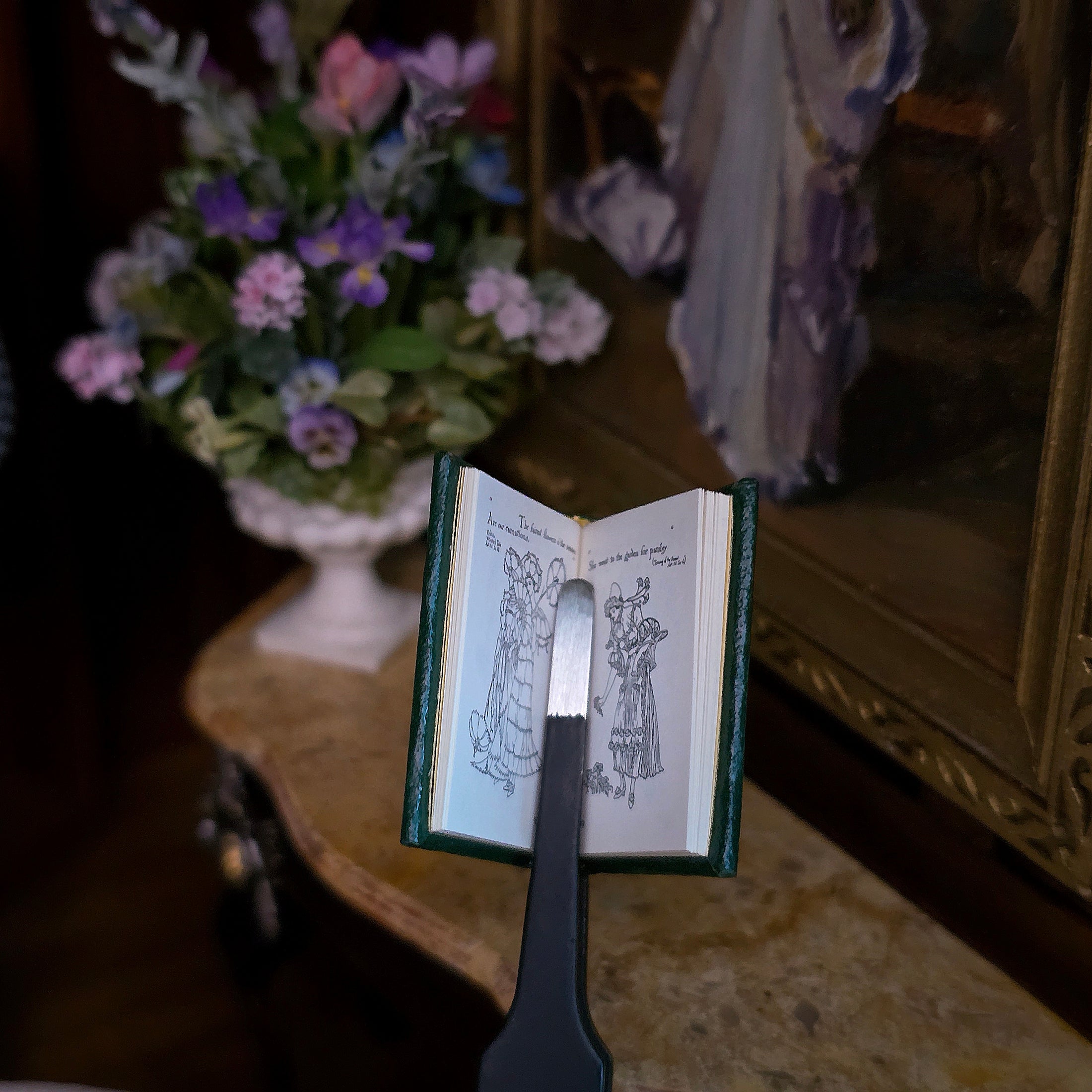 Barbara Raheb “Flowers From Shakespeare’s Garden” Miniature Readable Micro Book