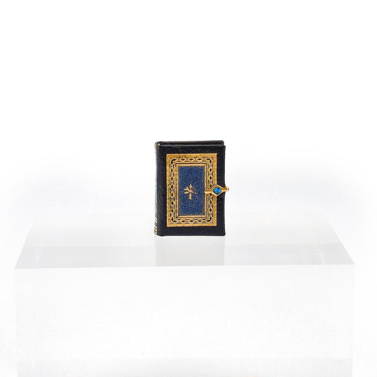 Barbara Raheb "Sonnets from the Portuguese" Miniature Book with Jeweled Clasp 1980