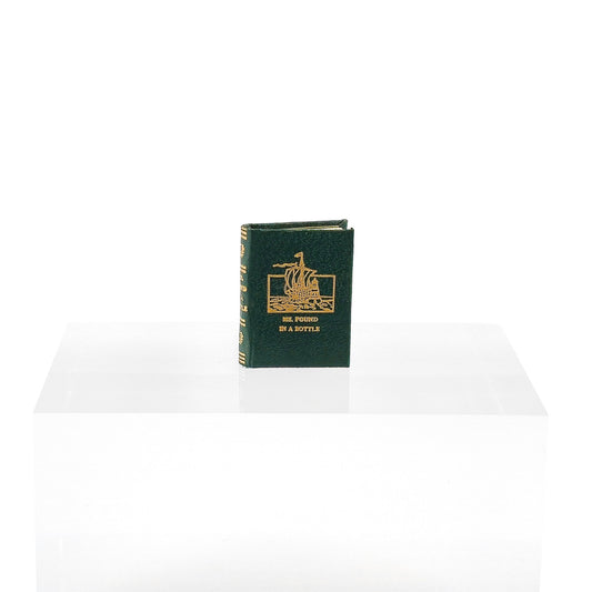 Barbara Raheb "MS. Found in a Bottle" Edgar Allan Poe Micro Miniature Book 1981