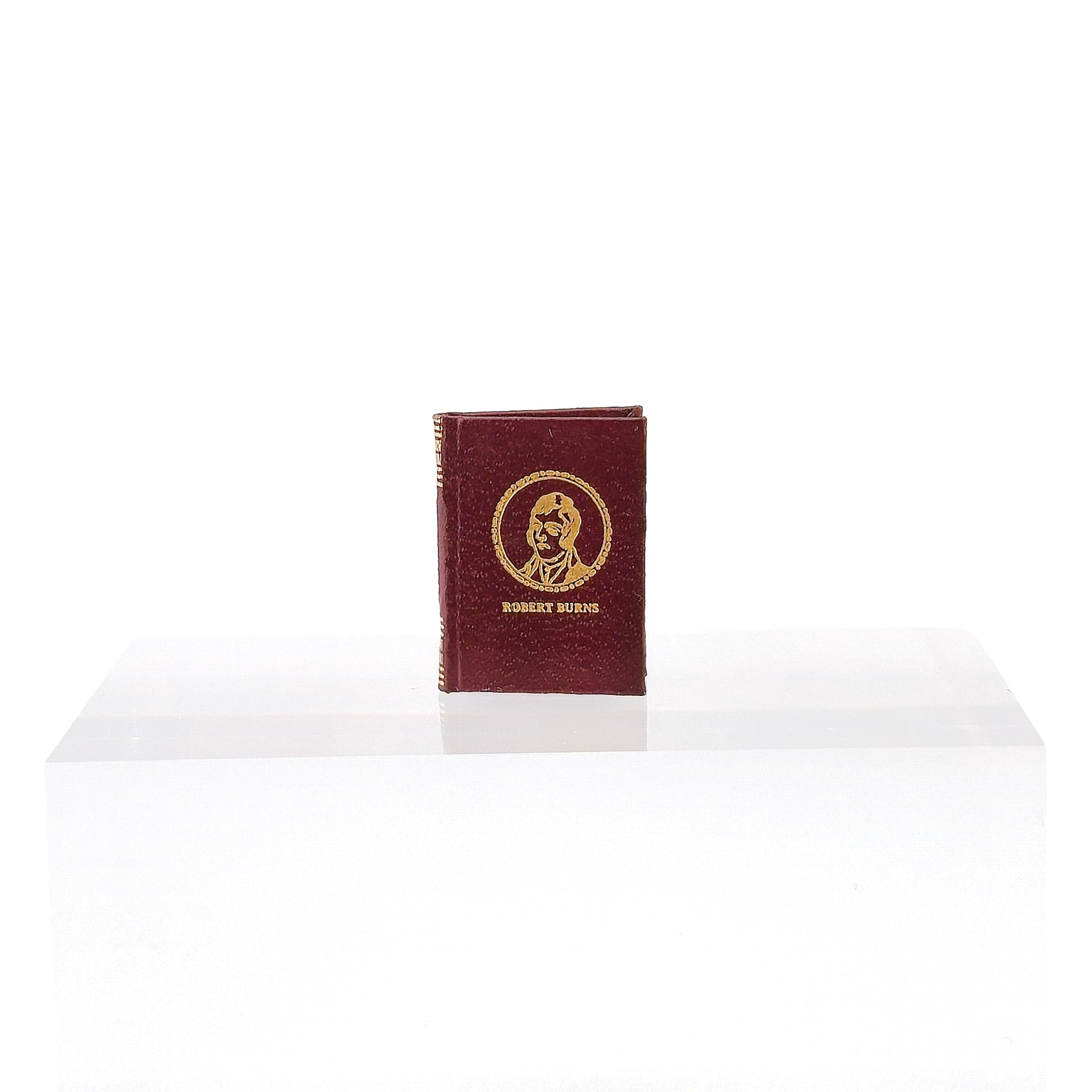 Barbara Raheb "Robert Burns" 1980 Limited Edition Micro Miniature Book