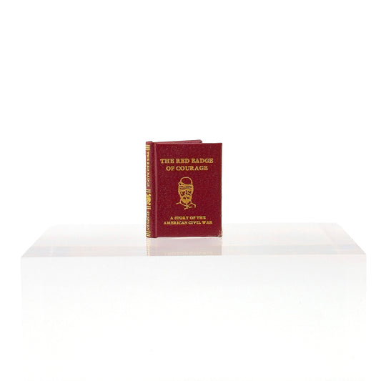 Barbara Raheb "The Red Badge of Courage" Readable Micro Miniature Book