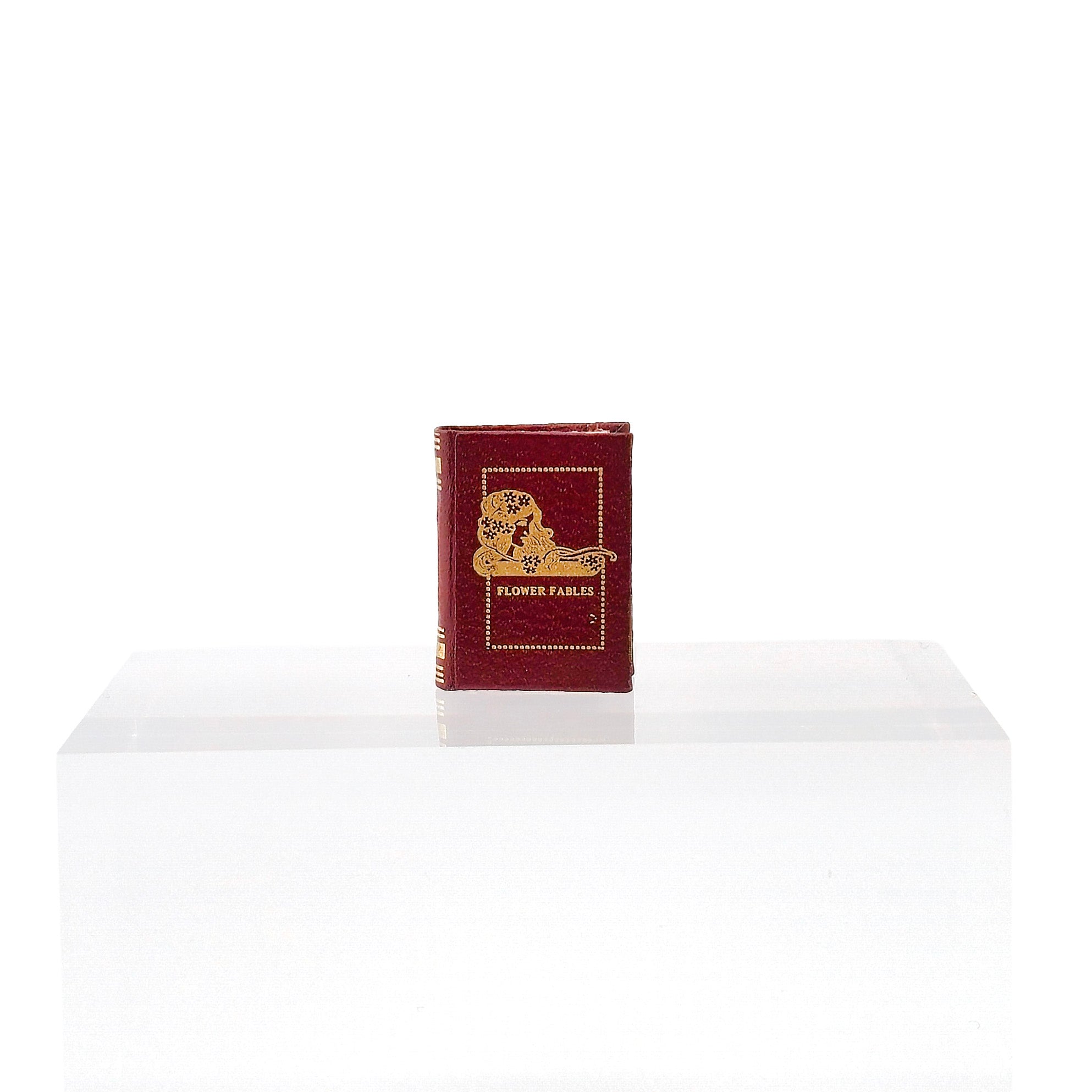 Barbara Raheb "Flower Fables" by Louisa May Alcott 1981 Micro Miniature Book