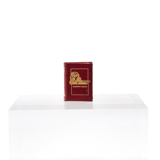 Barbara Raheb "Flower Fables" by Louisa May Alcott 1981 Micro Miniature Book
