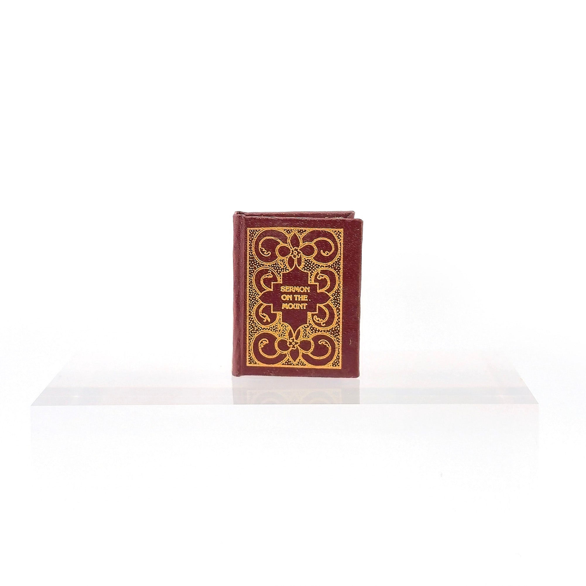 RARE Barbara Raheb "Sermon on the Mount" Readable Micro Miniature Book
