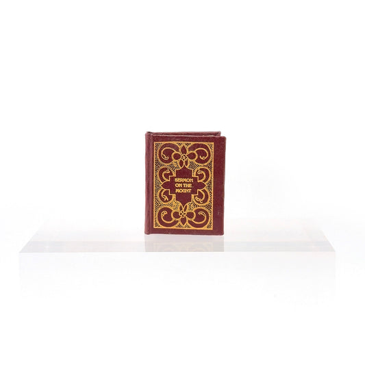 RARE Barbara Raheb "Sermon on the Mount" Readable Micro Miniature Book