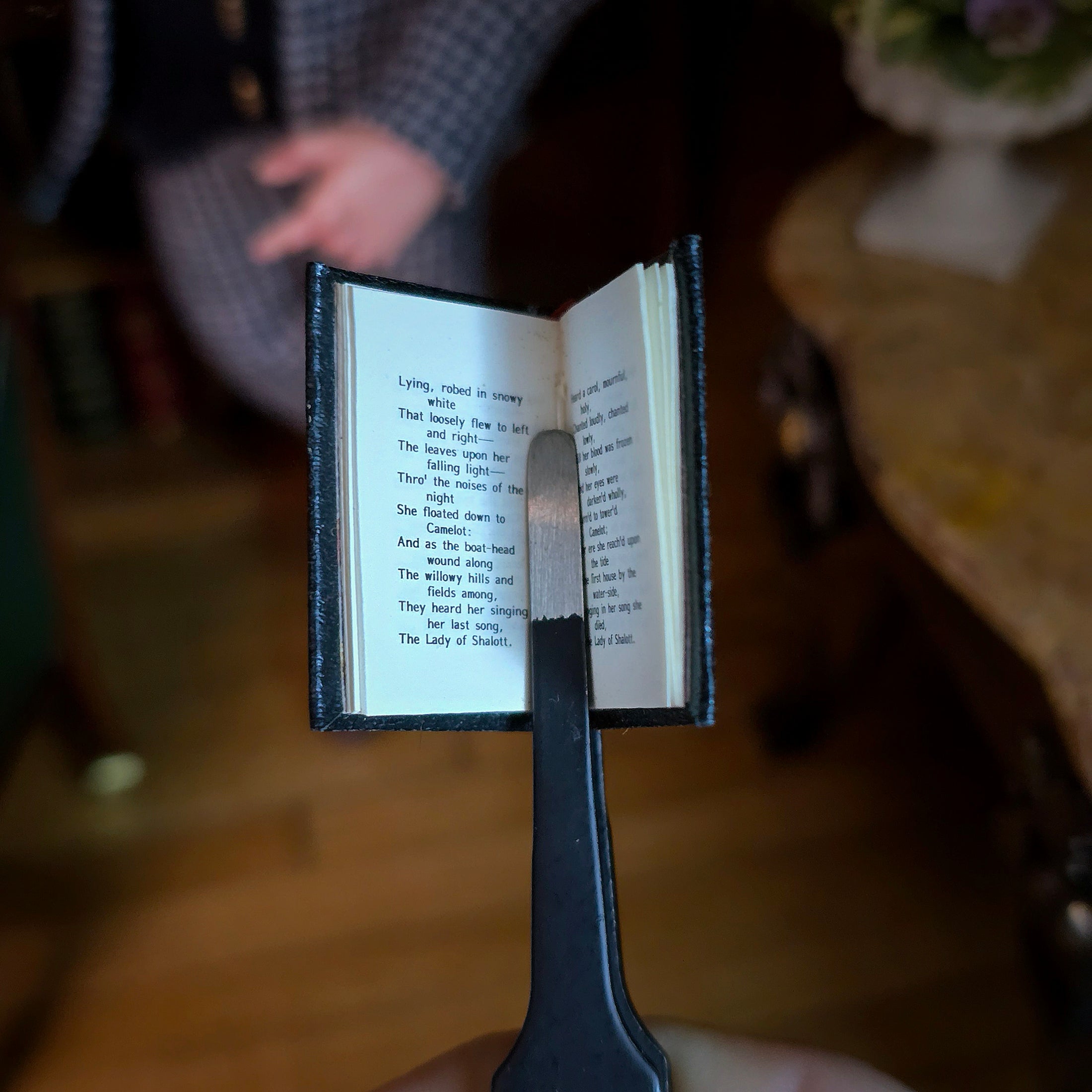 Barbara Raheb The Lady of Shalott 1993 Readable Micro Miniature Book