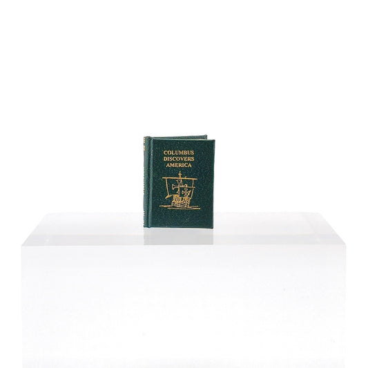 Barbara Raheb Columbus Discovers America Readable Micro Miniature Book
