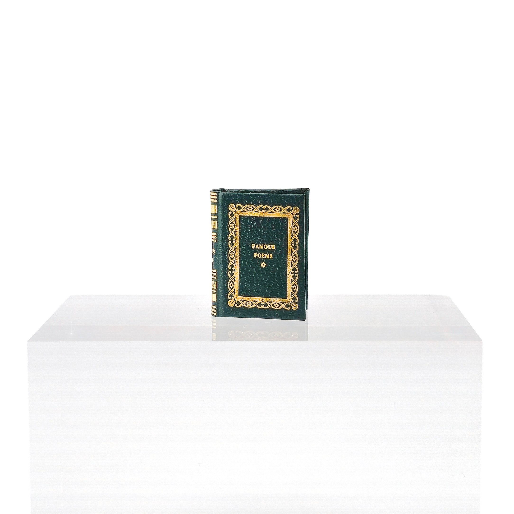 Barbara Raheb "Famous Poems" Micro Miniature Book of Poetry 1981