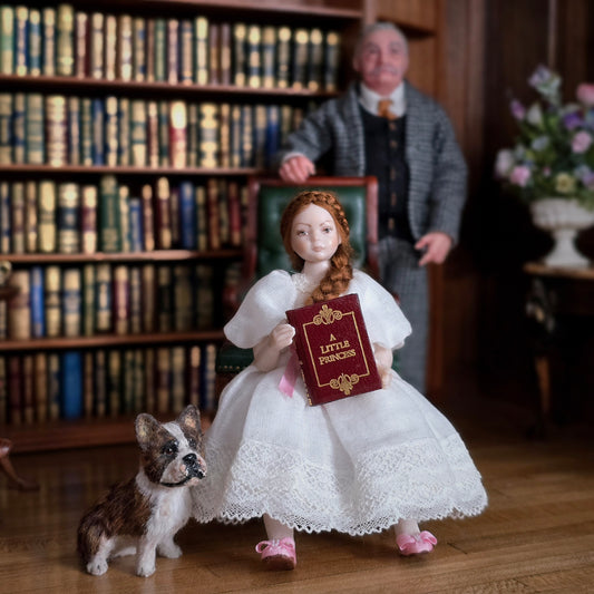 Barbara Raheb 1990 "A Little Princess" Readable Micro Miniature Book