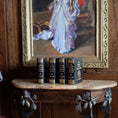 Load image into Gallery viewer, RARE Barbara Raheb "The Hound of the Baskervilles" 4-Volume Miniature Book Set
