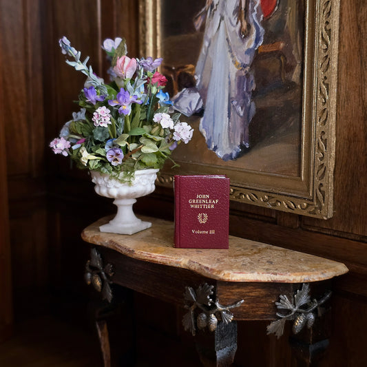 Barbara Raheb "John Greenleaf Whittier" Readable Micro Miniature Book